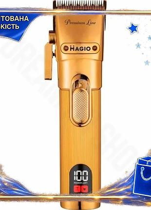 Dm машинка для стрижки спецификация 2.2 magio 5w gold для волос с аккумулятором и сетью 4 насадки 3-13 spe|lz
