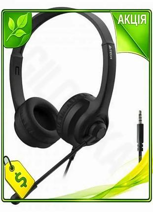 Ve наушники a4tech накладные с new version микрофоном 3,5 мм черные для компьютера игр связи n6w_ver