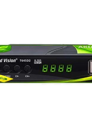 Ve tv-тюнер внешний world vision new version h.265 ac3 dvb-t2 iptv для телевизора fm тюнер dlna 2 usb n6w_ver