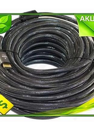 Ve кабель hdmi atcom 20 new version м чорний v2.1 для підключення телевізора монітора проектору активн n6w_ver
