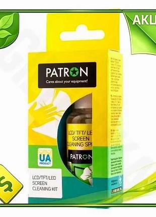 Ve набор для чистки экранов new version patron спрей 50 мл салфетка микрофибра 20x20 см очиститель для n6w_ver