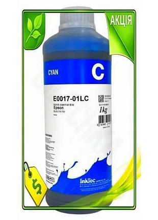 Ve чорнило inktec epson cyan new version 1 л водорозчинне для струменевих принтерів фотодрук кольорове n6w_ver
