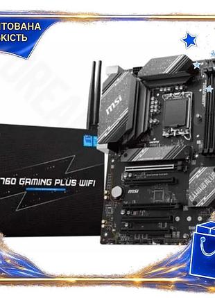 Dm материнська плата msi специфікація 2.2 b760 gaming plus wifi lga1700 для ігор з ddr5 wi-fi 6e та rg spe|lz