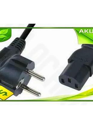 Ve кабель живлення 1,2 м new version atcom чорний cee 7/7 iec c13 для комп'ютера електричний кабель n6w_ver