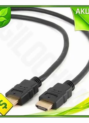 Ve кабель hdmi 3 м new version cablexpert чорний для підключення телевізора монітора відеопроектора n6w_ver
