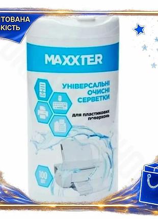 Dm серветки вологі maxxter специфікація 2.2 для пластикових поверхонь 100 шт очищаючі для дому і офісу spe|lz