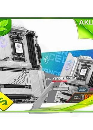 Ve материнська плата am5 msi new version mpg x870e edge ti wifi 4xddr5 wifi 7 для геймерського пк з bl n6w_ver