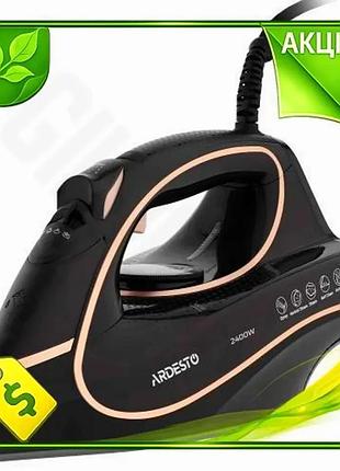 Ve праска ardesto 2400w керамічна new version парова для одягу з резервуаром 450мл антикрапля автомати n6w_ver