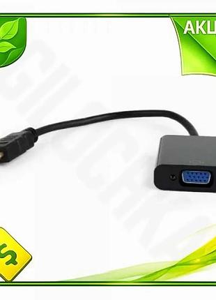 Ve переходник hdmi m-vga f new version cablexpert черный 15 см конвертер видеосигнала для монитора про n6w_ver