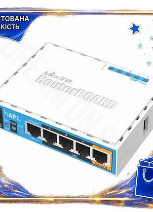 Dm роутер mikrotik hap специфікація 2.2 ac lite бездротовий маршрутизатор wi-fi 5 733 mb/s для дому і spe|lz