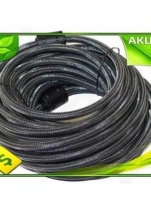 Ve кабель hdmi atcom 10 new version м чорний v2.1 для підключення телевізора монітора проекторів відео n6w_ver