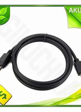 Ve кабель displayport hdmi 1,8 new version м cablexpert чорний для підключення монітора 4k 60 гц адапт n6w_ver