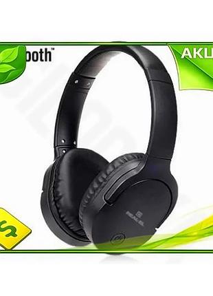 Ve бездротові навушники real-el накладні new version чорні з bluetooth мікрофон для музики та дзвінків n6w_ver