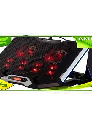 Ve подставка для ноутбука до new version 15.6 дюймов 2e gaming черная с rgb подсветкой вентиляторы usb n6w_ver