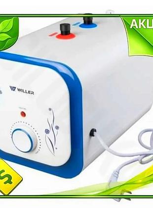 Ve водонагрівач willer під мийкою new version 10л 1500вт мокрий тен механічний горизонтальний для кухн n6w_ver