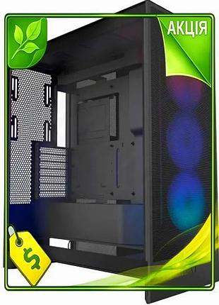 Ve корпус nzxt h7 flow new version rgb black midi tower e-atx atx micro atx mini itx черный компьютерн n6w_ver