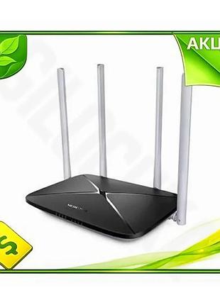 Ve роутер mercusys ac12 беспроводной new version двухдиапазонный wi-fi 5 для дома и офиса скорость до n6w_ver