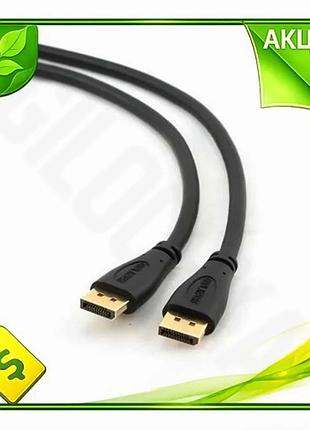 Ve кабель displayport 3 м new version cablexpert чорний для підключення монітора до пк відеокабель для n6w_ver