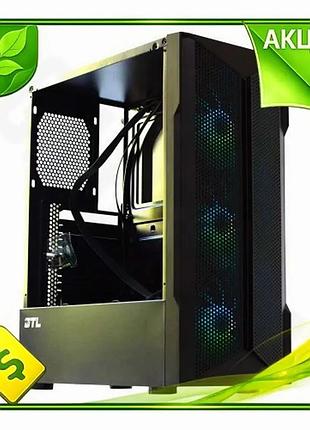 Ve корпус gtl gaming trinity new version black mid tower для компьютера с подсветкой argb и стеклянной n6w_ver