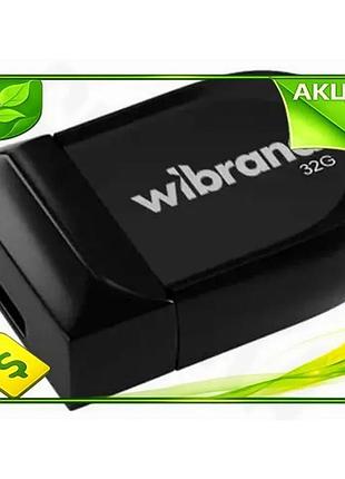 Ve флеш накопитель usb 32гб new version wibrand черный usb 2.0 компактный флешка для хранения данных n6w_ver