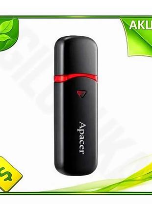 Ve флеш накопитель usb 64гб new version apacer черный usb 2.0 для хранения данных память флешка n6w_ver