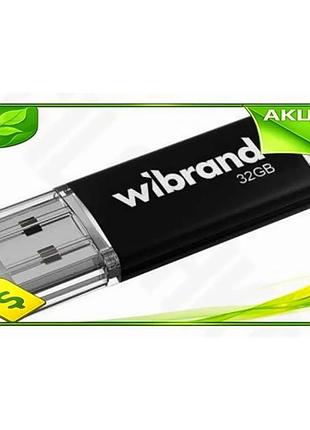 Ve флеш накопитель usb 32гб new version wibrand cougar черный usb 2.0 моноблок для хранения данных нак n6w_ver