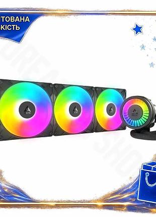 Dm система рідинного охолодження специфікація 2.2 arctic liquid freezer 420 a-rgb для процесора intel spe|lz
