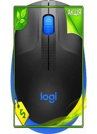 Ve мышь logitech беспроводная оптическая new version синяя черная 1000 dpi для компьютера и ноутбука с n6w_ver