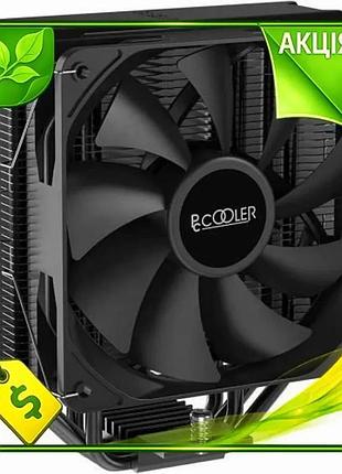 Ve кулер для процесора pccooler new version black 1x120 мм rgb для intel amd баштовий активне охолодже n6w_ver