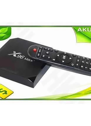 Ve тв-приставка mini pc x96max+ new version 4g 64g android 9.0 медіаплеєр для телевізора smart tv прис n6w_ver
