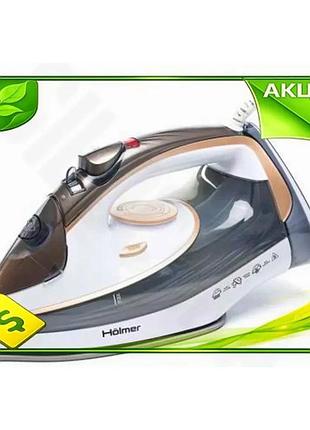 Ve праска holmer 2600w парова new version з керамічною підошвою вертикальне відпарювання для одягу очи n6w_ver