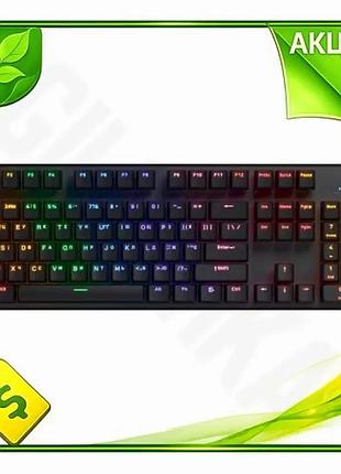 Ve клавіатура hator icefall mecha new version механічна з rgb підсвічуванням для геймерів чорна usb 10 n6w_ver