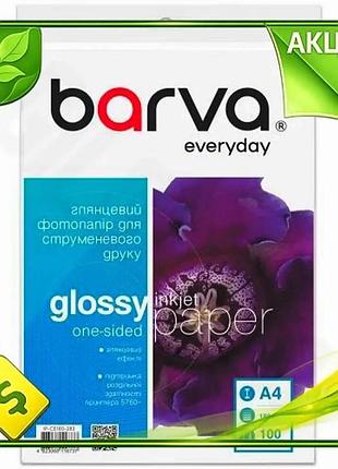 Ve фотопапір barva глянсовий 180 new version г/м2 100 арк для друку фотографій папір для фото n6w_ver