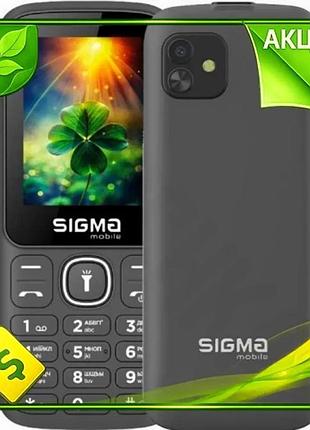 Ve мобильный телефон sigma mobile new version кнопочный grey 2 mini-sim 2.4 дюйма bluetooth 3.0 для об n6w_ver
