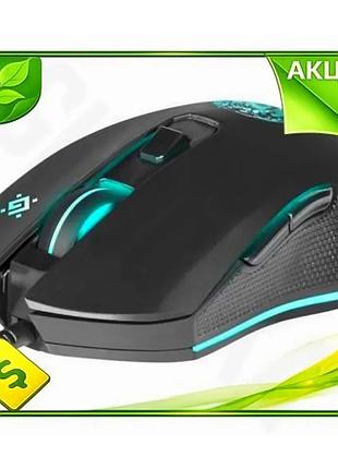 Ve мышь defender оптическая usb new version с радужной подсветкой для игр с ковриком 6400 dpi 5 кнопок n6w_ver