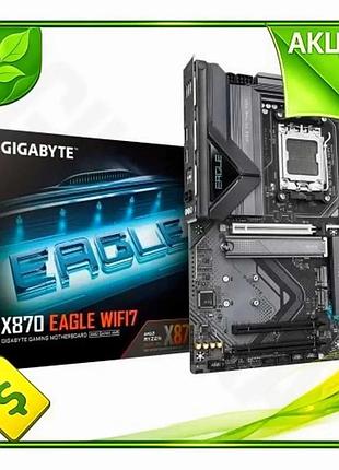 Ve материнская плата am5 gigabyte new version x870 eagle wifi7 4xddr5 для пк с wi-fi 7 и 2,5 гбит lan n6w_ver