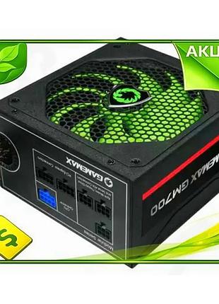 Ve блок питания 700 вт new version gamemax полумодульный 80 plus bronze для пк с активной pfc и защито n6w_ver
