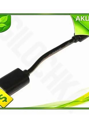 Ve кабель usb type-c af new version 10 см atcom чорний перехідник m-f для зарядки та передачі даних n6w_ver