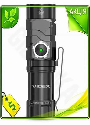 Ve фонарь ручной videx 600 new version лм с аккумулятором li-ion 16340 для туризма и активного отдыха n6w_ver