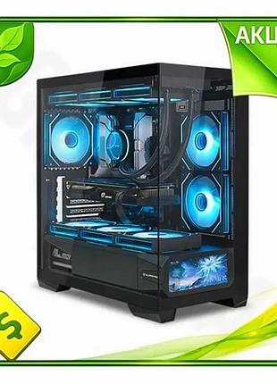 Ve корпус almordor qx25m lcd new version black midi tower для пк microatx mini itx с usb-c lcd экраном n6w_ver