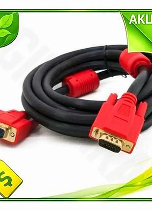 Ve кабель vga(m) - vga(m) new version 3 м черный extradigital видеокабель для компьютера монитора подк n6w_ver
