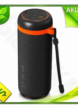 Ve портативна колонка real-el bluetooth new version 10 вт з rgb підсвічуванням для музики і дзвінків а n6w_ver
