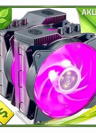 Ve кулер для процесора cooler new version master 150 вт активне охолодження для amd rgb з подвійним ве n6w_ver