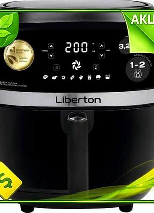 Ve мультипечь liberton 1300w 3,2л new version сенсорная с антипригарным покрытием для жарки и выпечки n6w_ver