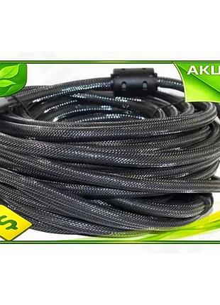 Ve кабель hdmi atcom 15 new version м чорний активний для підключення телевізора монітора проектору hd n6w_ver