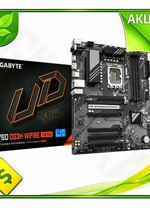 Ve материнська плата gigabyte lga1700 new version для пк wifi 6e 4xddr5 1xpci-e 5.0 x16 7.1 звук блюту n6w_ver