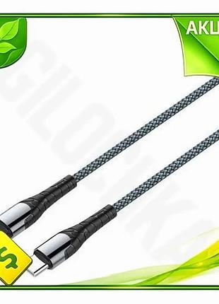 Ve кабель type-c lightning 1 new version м colorway сірий для зарядки та синхронізації 30 вт 3a n6w_ver