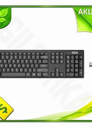 Ve беспроводной комплект клавиатура и new version мышь lenovo 100 черный usb для работы и обучение ком n6w_ver