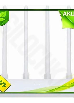 Ve роутер xiaomi mi wifi new version 4c 867mb/s 2.4ггц 4 антени бездротовий маршрутизатор для дому та n6w_ver