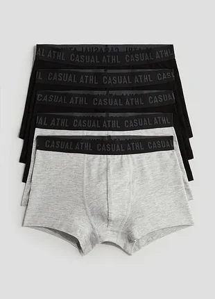 Боксери h&m 158-164, 170 для хлопчика, підлітка шорти труси, набір з 5-ти шт.
